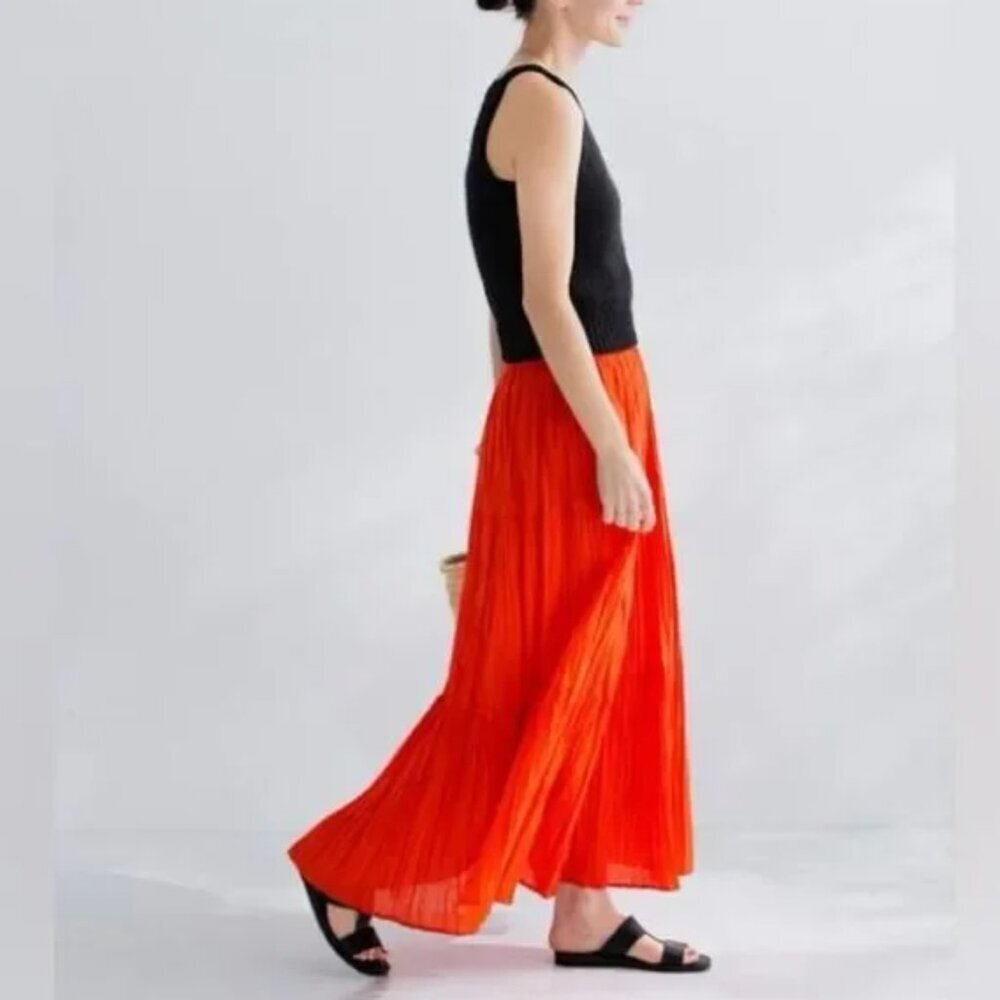 ZARA new with tags WRINKLE LOOK SKIRT - small - Picture 1 of 9